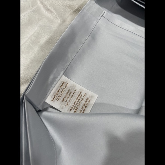 NIB [ Queen ] for Hudson Park 600TC Cotton Flat Sheet‎ in Cloud - Picture 6 of 12